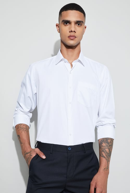 CODE Patterned Regular Fit Formal Shirt