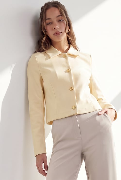 CODE Buttoned Casual Jacket