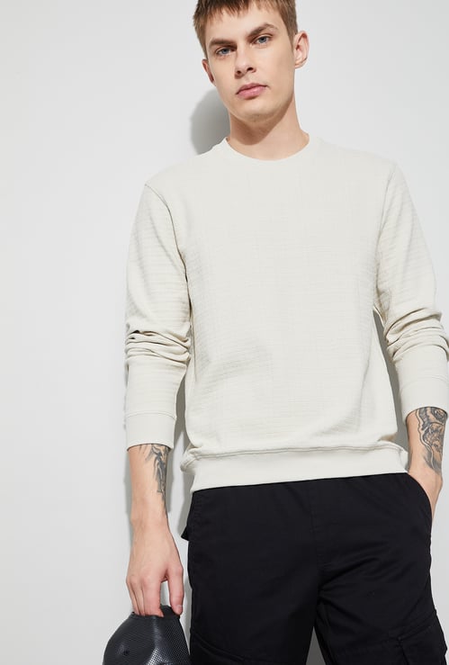 DENIMIZE Textured Sweatshirt