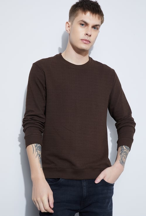 DENIMIZE Textured Sweatshirt