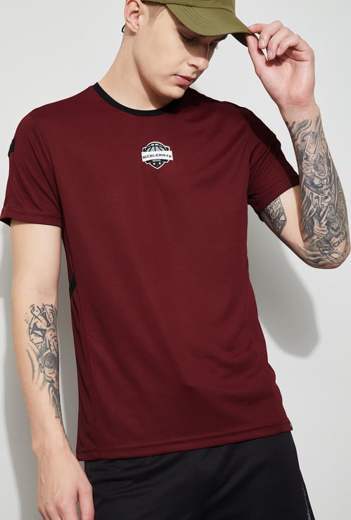 FAME FOREVER ACTIVE Printed Crew Neck T-shirt