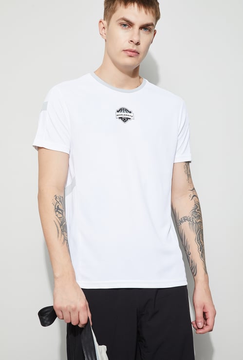 FAME FOREVER ACTIVE Printed Crew Neck T-shirt