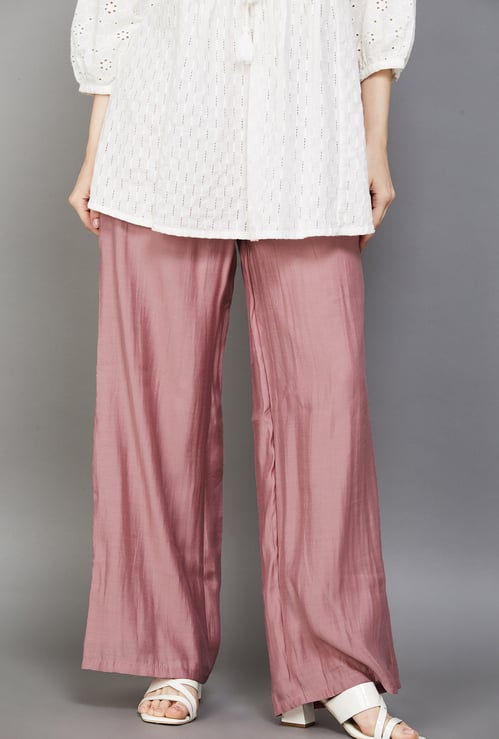 FASHOR Solid Palazzos