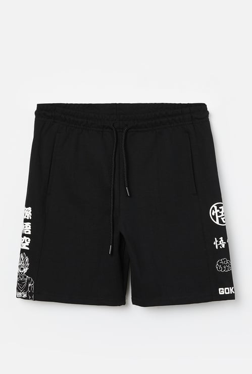 KIDSVILLE Boys Dragon-Ball Z Printed Shorts