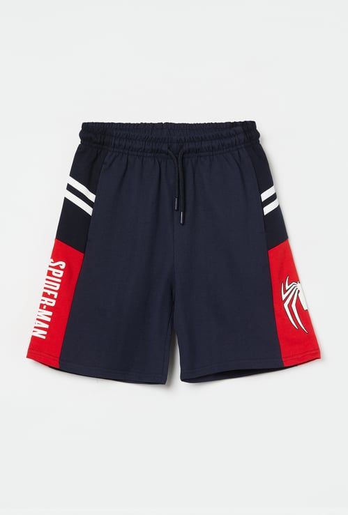 KIDSVILLE Boys Spider-Man Printed Shorts