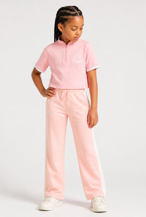 KAPPA Girls Solid Track Pants