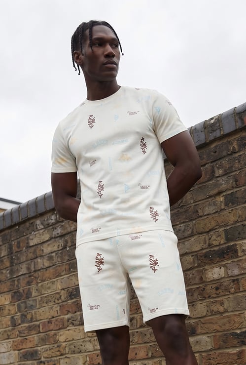 KAPPA Printed Regular Fit Shorts