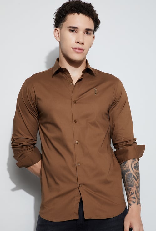 BOSSINI Solid Slim Fit Shirt