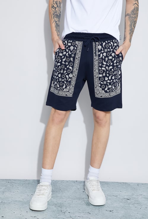 SW SMILEY Paisley Print Shorts
