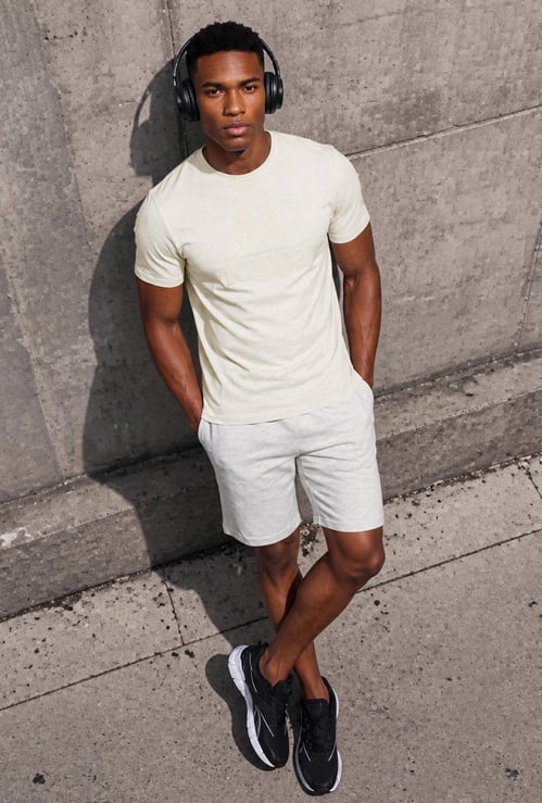 KAPPA Brand Print Crew Neck T-shirt