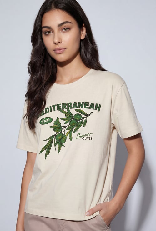FAME FOREVER Graphic Print T-shirt