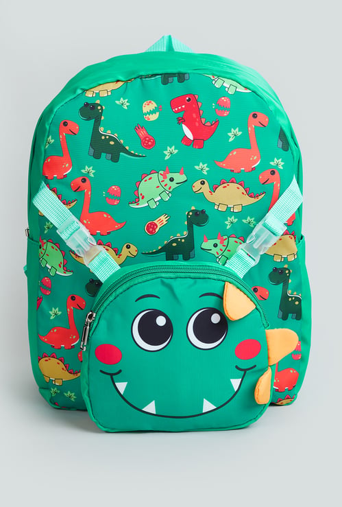 GINGER Girls Dinosaur Print Backpack