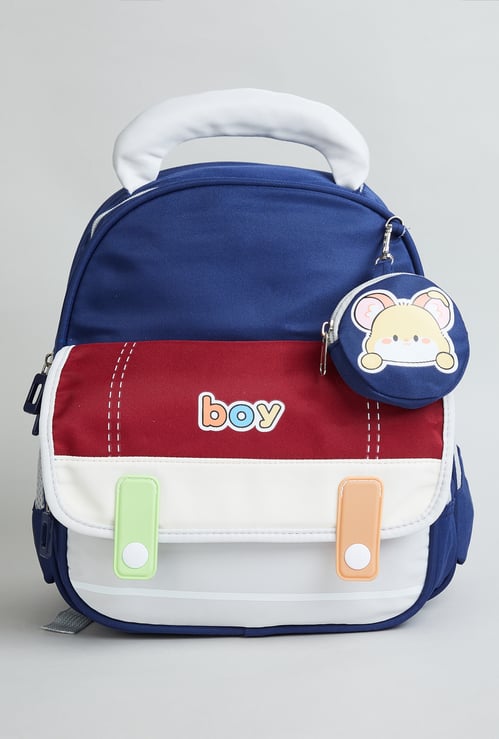 GINGER Boys Printed Backpack