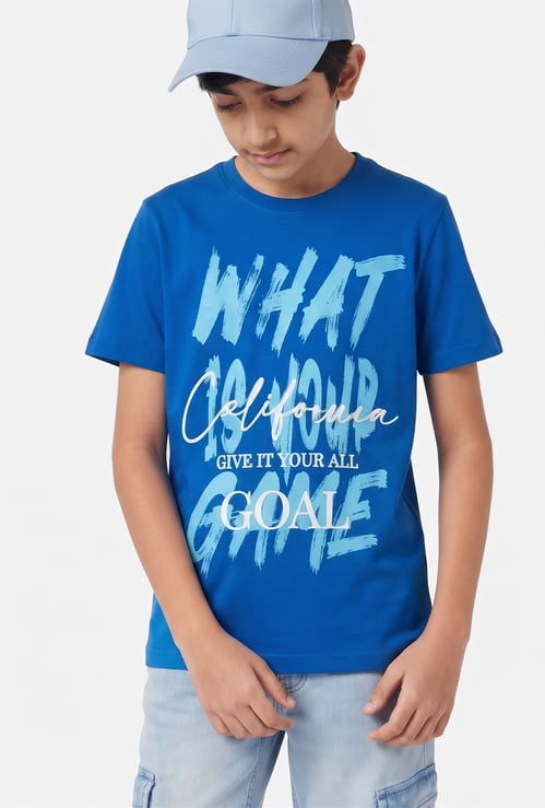 FAME FOREVER Boys Graphic Print T-shirt