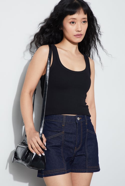 GINGER Ribbed Tank Top