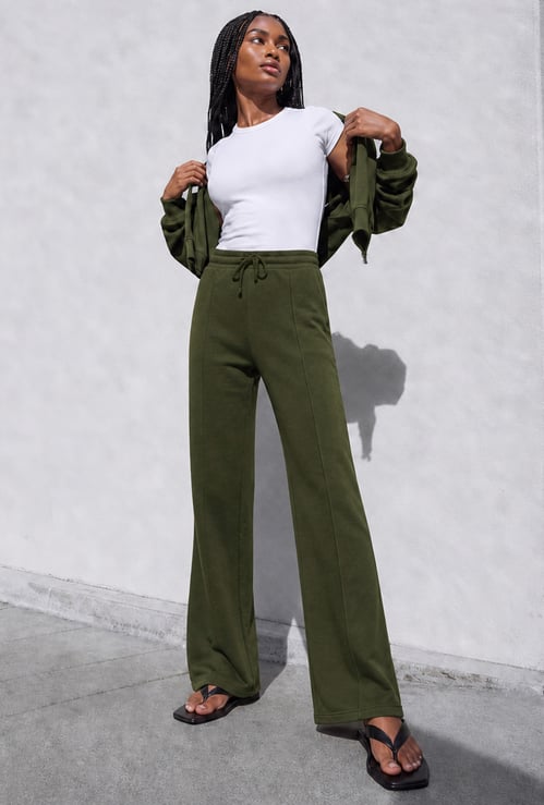 GINGER Drawstring Knit Trousers