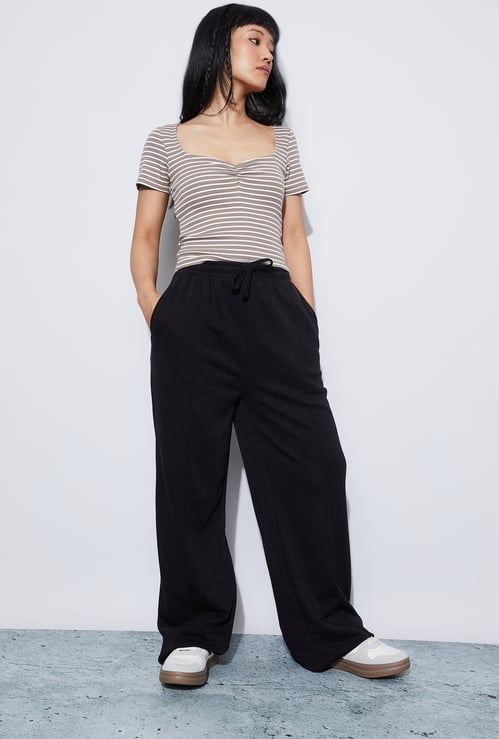 GINGER Pintuck Track Pants