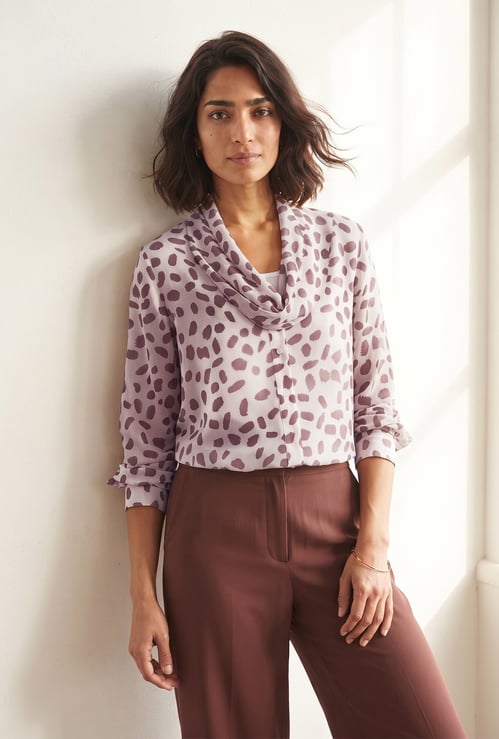 CODE Printed Regular Fit Shirt