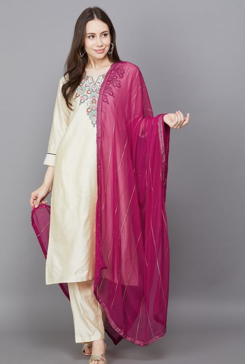 SPAN Woven Design Dupatta