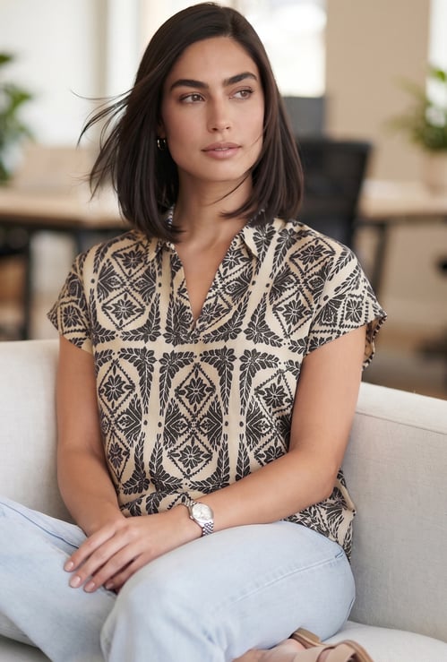 FAME FOREVER Printed Top