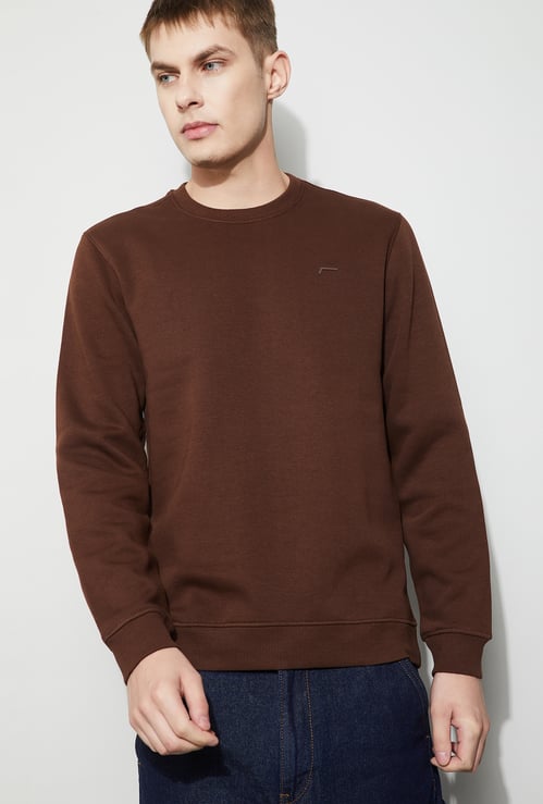 FAME FOREVER Solid Sweatshirt
