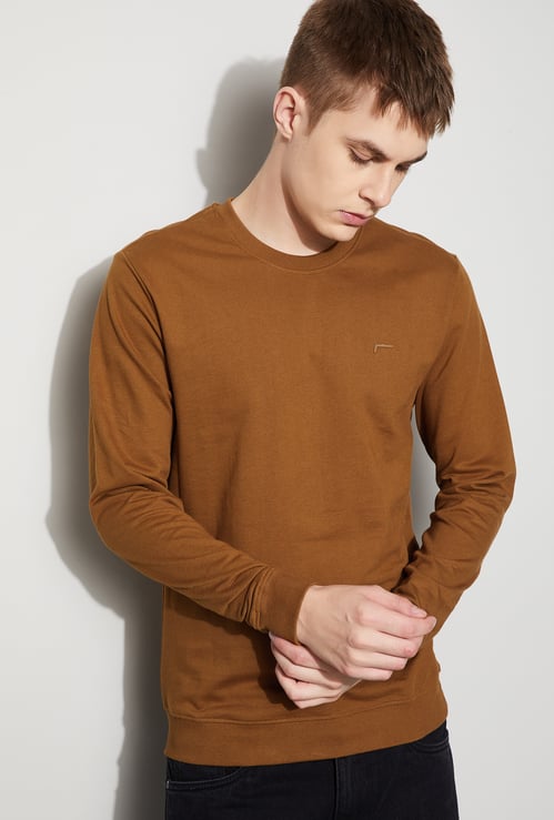 FAME FOREVER Solid Sweatshirt