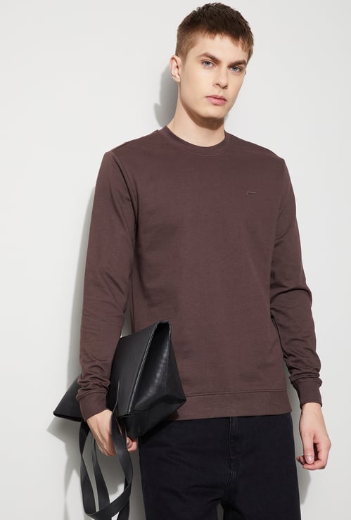 FAME FOREVER Solid Sweatshirt