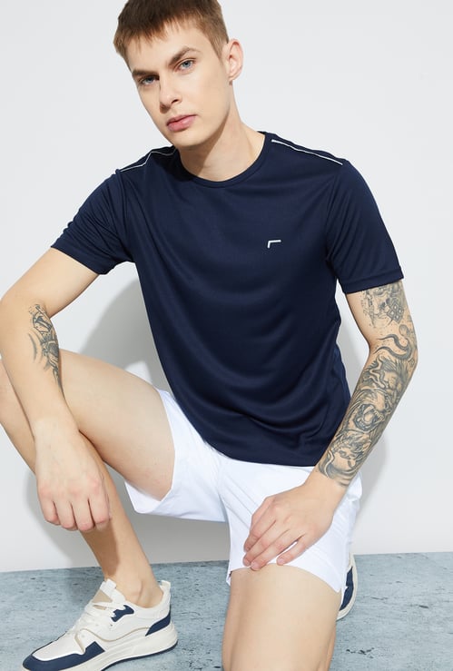 FAME FOREVER ACTIVE Solid Knit T-shirt