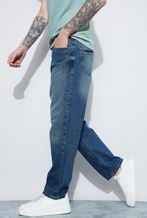 FORCA Solid Loose Fit Jeans