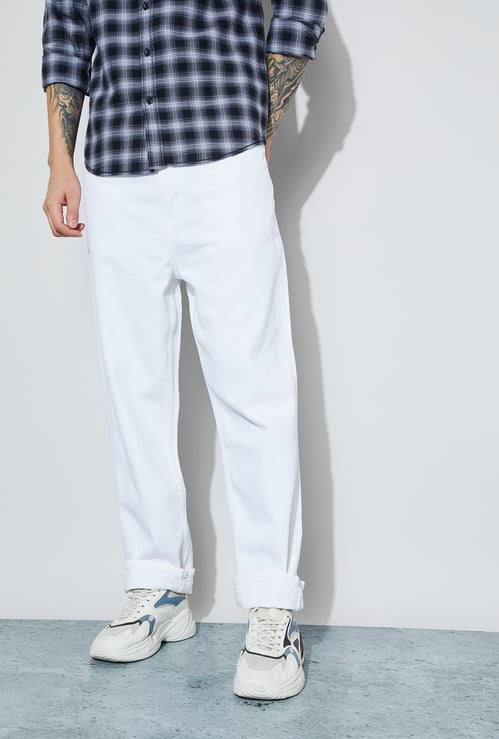 FORCA Solid Loose Fit Jeans