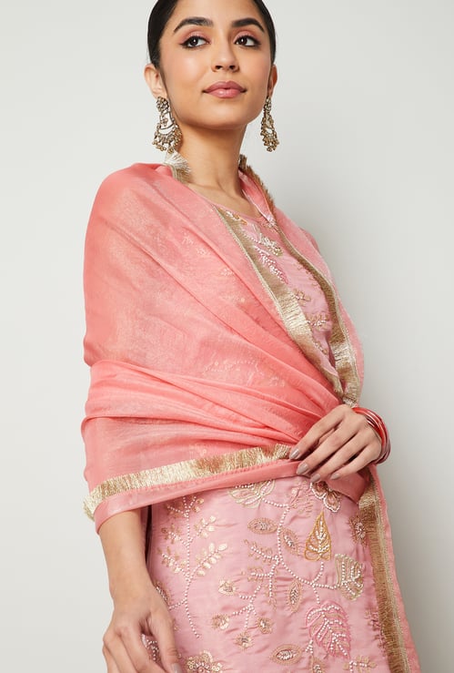 MELANGE Solid Dupatta