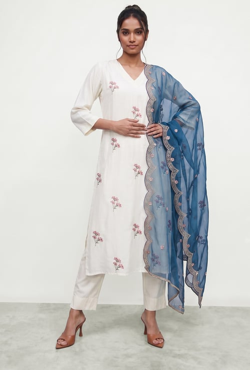 MELANGE Embroidered Dupatta