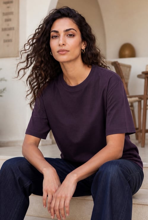 FAME FOREVER Solid T-shirt