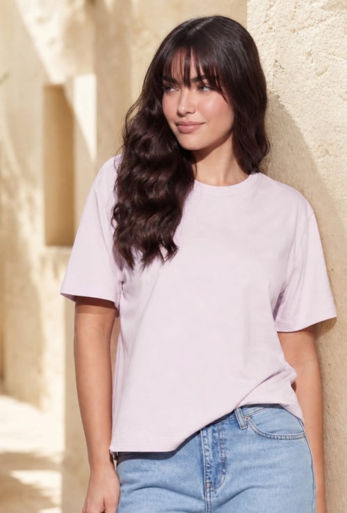 FAME FOREVER Solid T-shirt