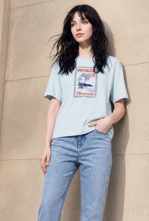 FAME FOREVER Graphic Print T-shirt