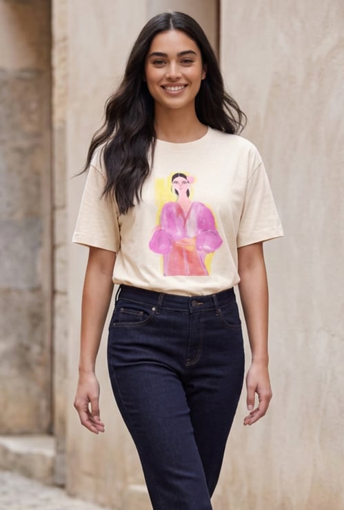 FAME FOREVER Graphic Print T-shirt