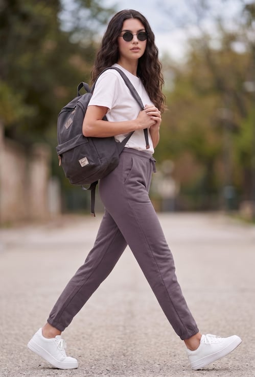 FAME FOREVER Drawstring Knit Joggers