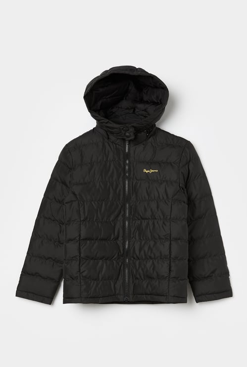 PEPE JEANS Boys Solid Puffer Jackets