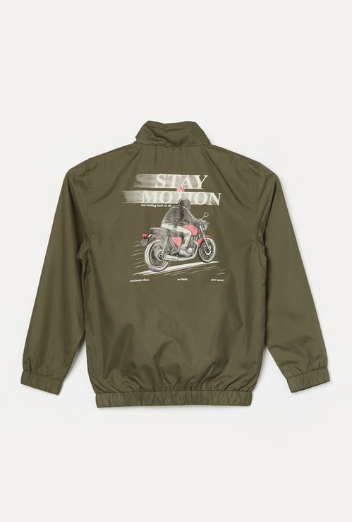 PEPE JEANS Boys Graphic Back Print Jacket
