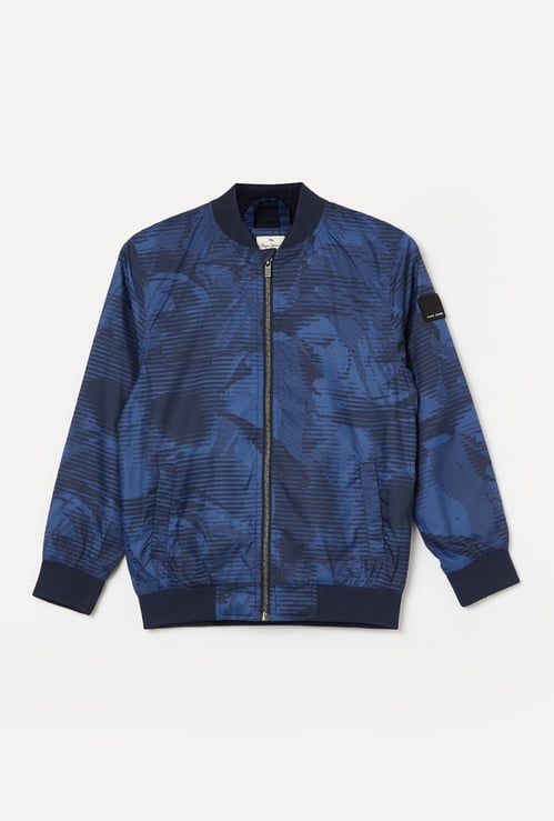 PEPE JEANS Boys Full Sleeves Graphic Print Jackets