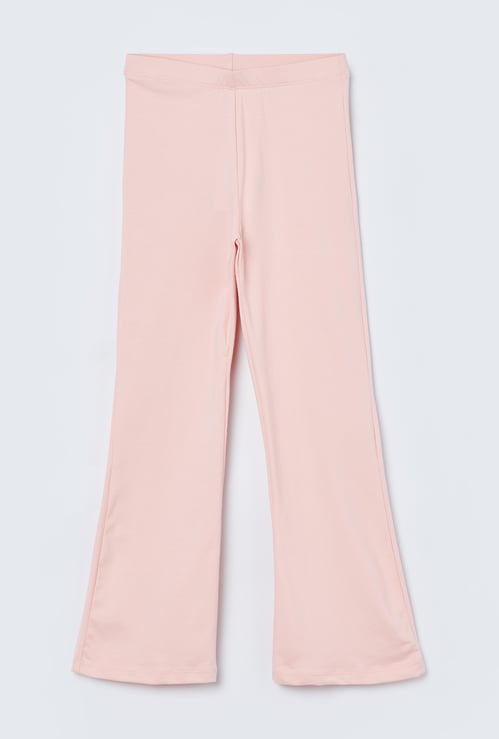 FAME FOREVER Girls Solid Flared Leggings