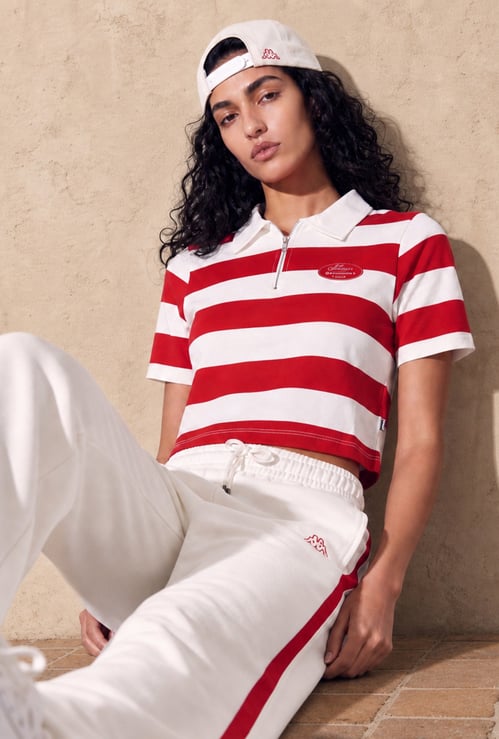 KAPPA Striped Polo T-shirt
