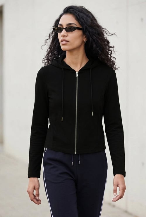 KAPPA Front Open Hooded Sweatshirt