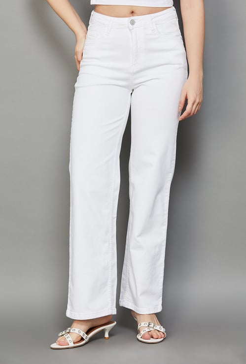 KRAUS High-Rise Straight Fit Jeans