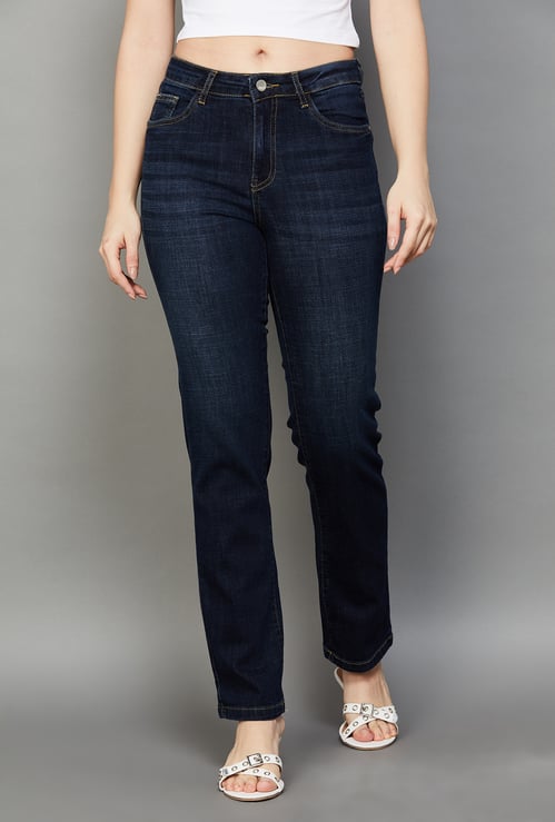 KRAUS Solid Slim Straight Fit Jeans