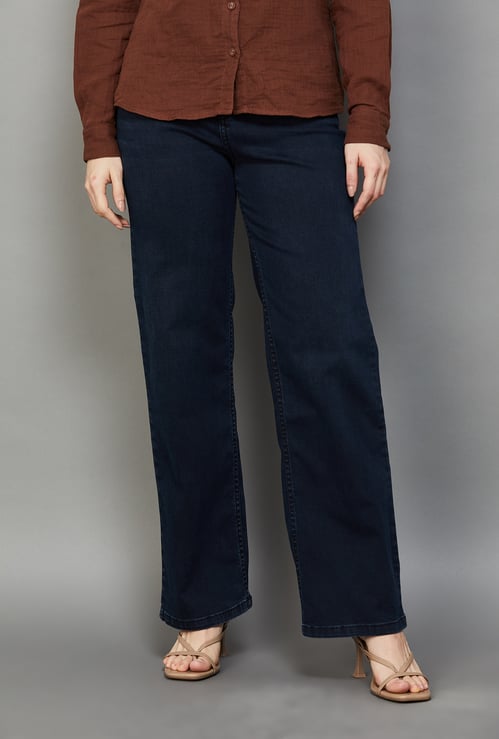KRAUS High-Rise Straight Fit Jeans