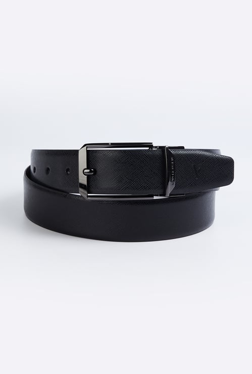 VAN HEUSEN Solid Leather Belt