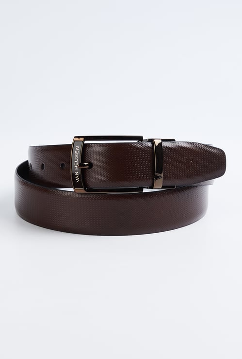 VAN HEUSEN Solid Leather Belt