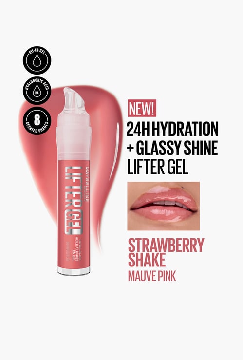 MAYBELLINE Lifter Gel Lip Oil - Strawberry Shake - 6.6ml