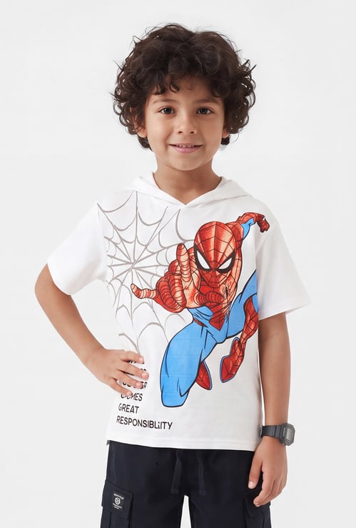 FAME FOREVER Boys Spider-Man Print T-shirt